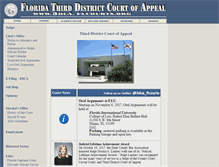 Tablet Screenshot of 3dca.flcourts.org