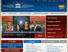 Tablet Screenshot of flcourts.org